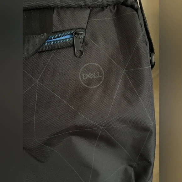 Dell Black and Blue Accent Laptop Bag NWOT - Picture 5 of 5